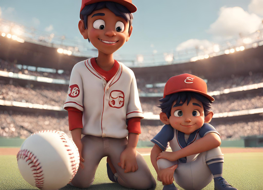 野球少年と父
